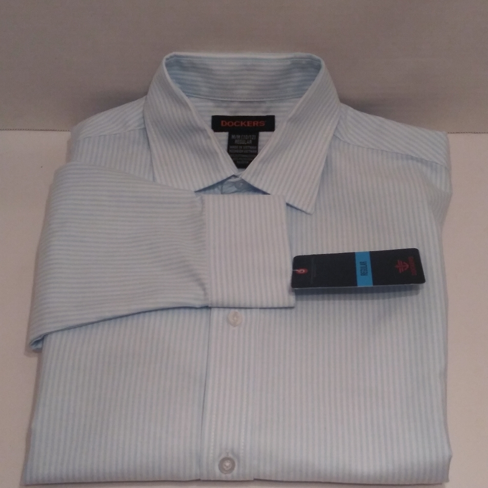 Dockers Long Sleeve Kids Button Down Shirt NWT